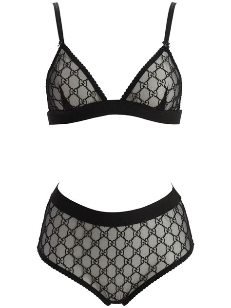 gucci panties and bra set|Gucci tulle bodysuit.